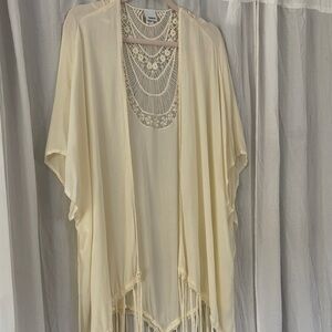 Sonoma Ivory Lace Cardigan